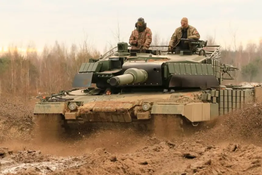 На Leopard 2A4 бригады ВСУ "Анна Киевская" стало меньше динамической защиты