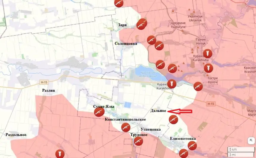 Российские войска освободили от ВСУ село Заря в ДНР