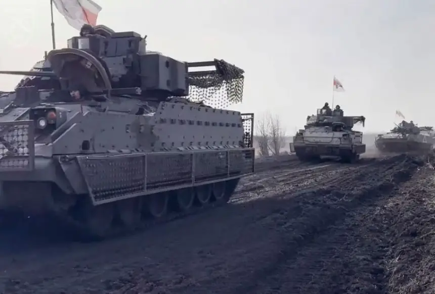 В ВСУ не хватает динамической защиты BRAT для БМП Bradley В ВСУ не хватает динамической защиты BRAT для БМП Bradley