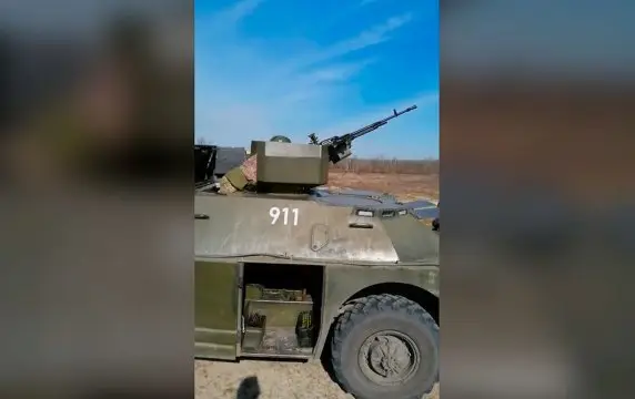 На Украине показали БРДМ-2 с "Утесом" вместо башни На Украине показали БРДМ-2 с "Утесом" вместо башни