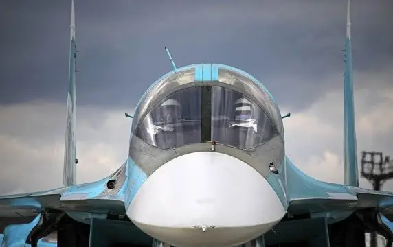 Ракета Су-34 уничтожила переправу через Оскол