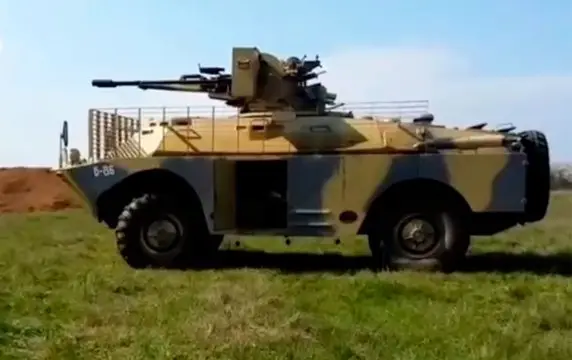 Впервые представлен "Ловец" беспилотников на базе БРДМ-2 с ЗУ-23-2 Впервые представлен "Ловец" беспилотников на базе БРДМ-2 с ЗУ-23-2