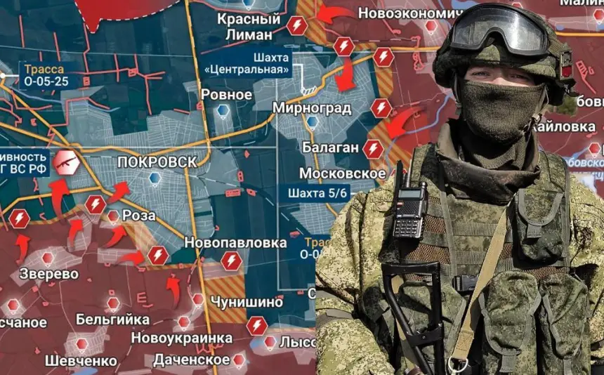 Новости СВО: Бои за Димитров и Красноармейск переходят в горячую фазу Новости СВО: Бои за Димитров и Красноармейск переходят в горячую фазу