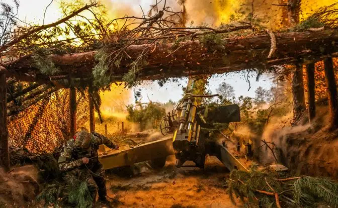 Под Добропольем земля горит