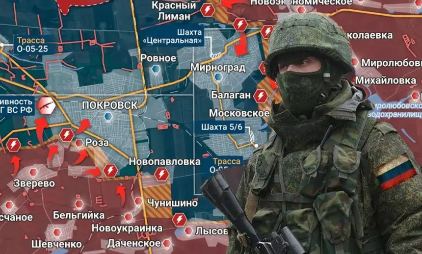 Новости СВО: Армия России зажимает в клещи Красноармейск и Димитров