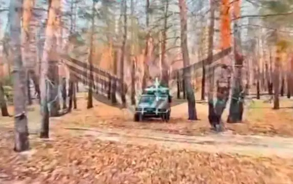 "Гелендваген" ВСУ уничтожен в одном из лесных массивов Донбасса