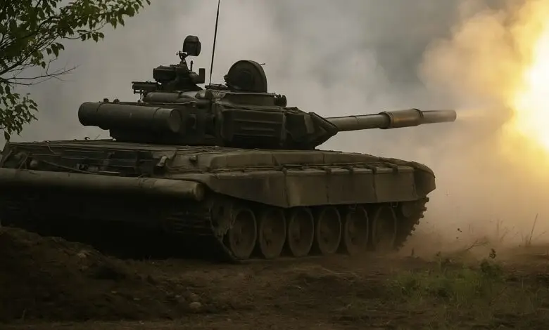 Пыль, огонь и шок противника: удар Т-72Б3М разнёс тайный склад ВСУ в щепки