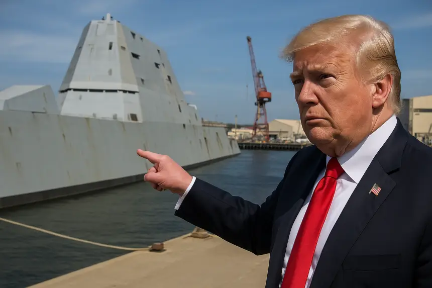«Стелс? Этот урод эсминец нам не нужен»: Трамп разнёс флот армии США