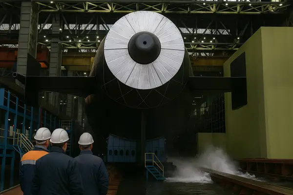 Россия показала зубы: на воду спущен атомный монстр АПЛ «Хабаровск» Россия показала зубы: на воду спущен атомный монстр АПЛ «Хабаровск»