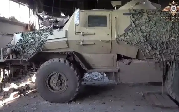 Бронеавтомобиль "Чекан" вновь замечен в зоне СВО