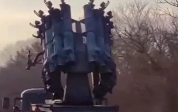 Бомбомет РБУ-6000 "Смерч-2" на базе "Урала" заметили в зоне СВО