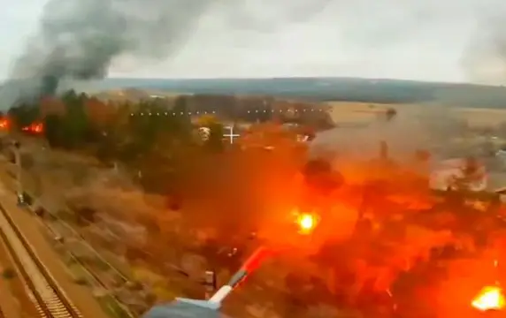 Бойцы ВС РФ устроили бойню БМП ВСУ, уничтожив пять машин в одном месте