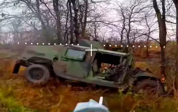 Появилось видео уничтожения небольшой колонны из двух американских Humvee