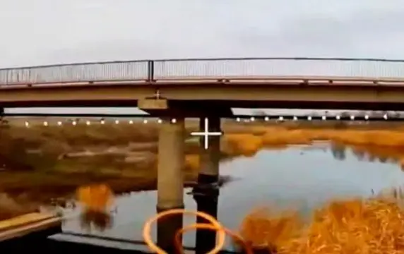 Российские дроны взорвали заминированный ВСУ мост