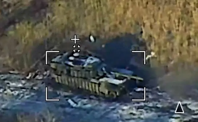 "Ланцет" прожег броню еще одному американскому танку M1A1SA Abrams ВСУ