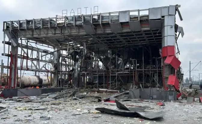 Контрольный выстрел: 20 «Гераней» снова атаковали станцию Фастов под Киевом