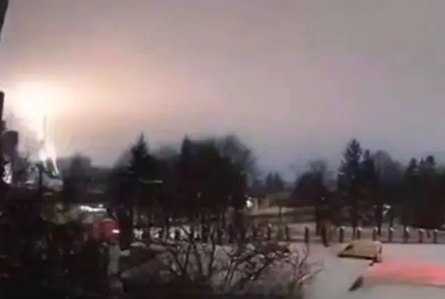 "Орешник" метеоритным дождем атаковал Львовскую область Украины