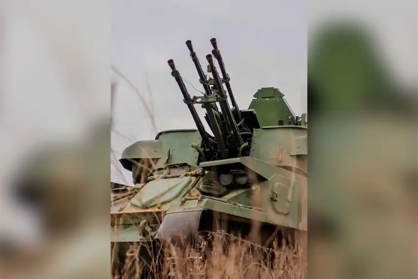 Украинский расчет "Шилки" так боялся российского удара, что не включил РЛС