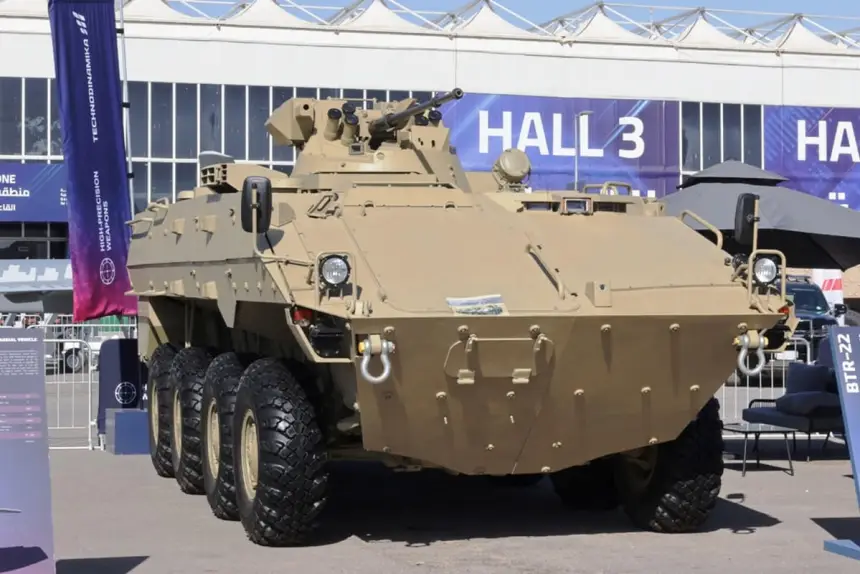 Российский БТР-22 в Саудовской Аравии