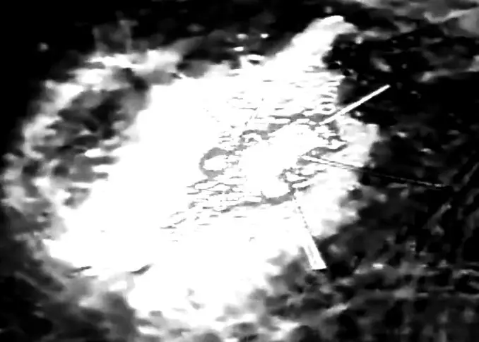 Беспилотник-камикадзе "Герань" полностью уничтожил вертолет ВСУ Ми-8