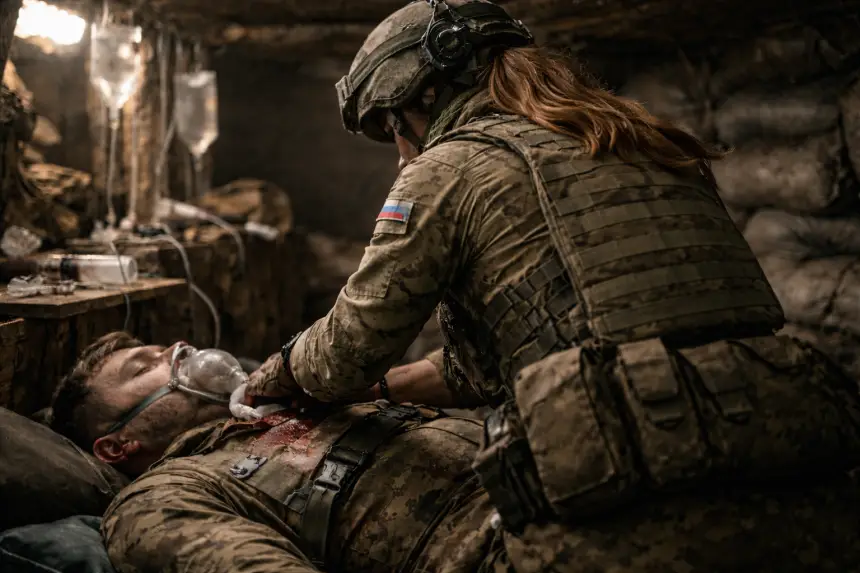 «Работала как с родным сыном»: как женщина-морпех «Гюрза» спасла офицера