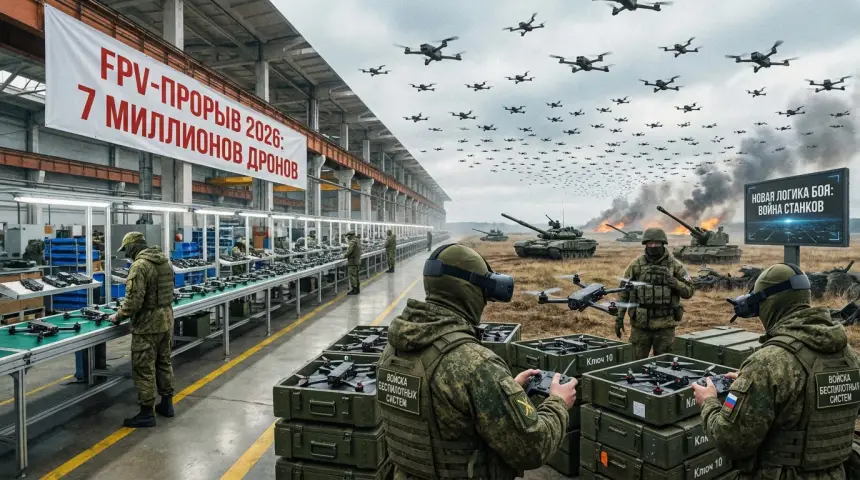 Семь миллионов «крыльев» для фронта: Россия наращивает производство дронов до рекорда