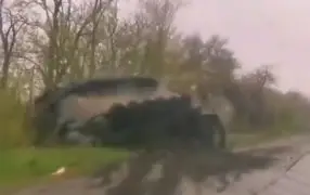 Водитель снял перевернувшуюся на ровном месте БМП Marder ВСУ