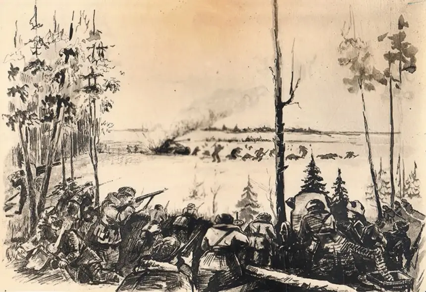 Как партизаны разгромили гитлеровцев в Лозовском лесу