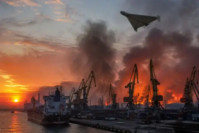 Бандеровское окно в Европу: ВС РФ атаковали портовую логистику Украины