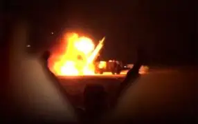 Появилось видео запуска четырех иранских ракет "Победа" по базе США