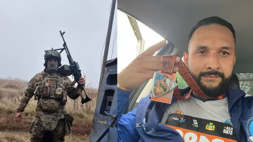 Боец, самостоятельно ампутировавший себе ногу в зоне СВО, встал на коньки