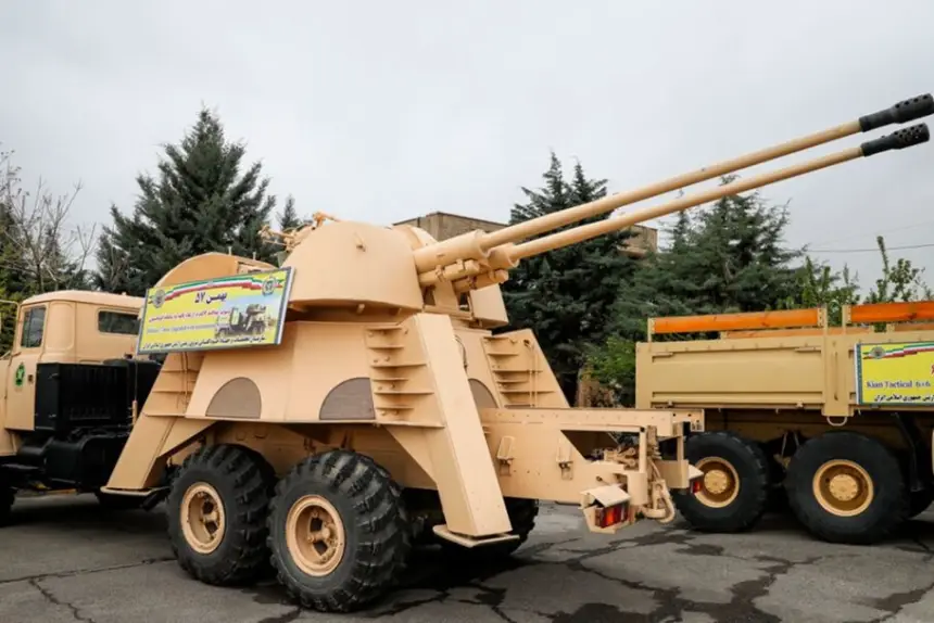 57-мм спаренную "Адскую молотилку" в Иране скрестили с КрАЗом