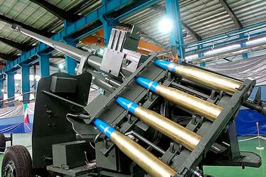 Роботизированная 100-мм зенитная пушка "Саир" была создана в Иране