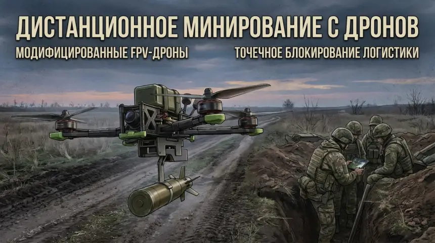 Дроны-минеры группировки «Центр»: полчаса вместо дней на блокировку путей снабжения ВСУ