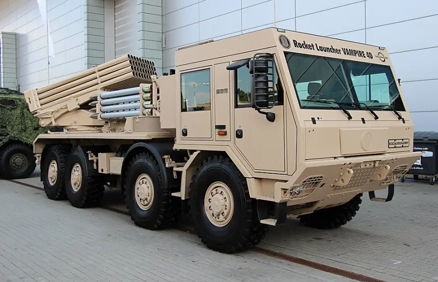 Гигантским огненным шаром стал RM-70 "Вампир" ВСУ после попадания "Ланцета"