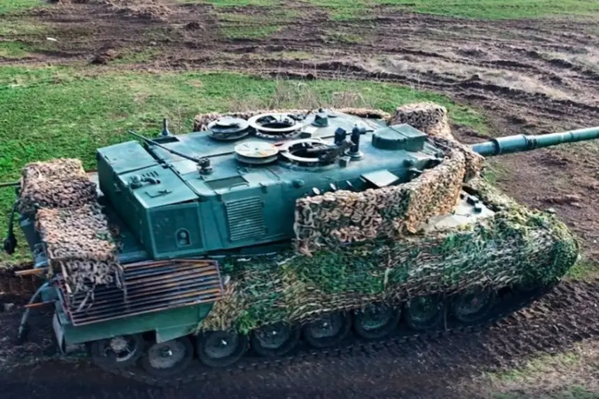 ВСУ показали "голый" Leopard 1A5DK-1 из Дании