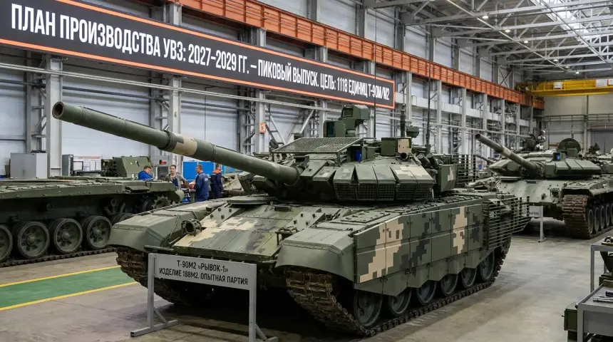 Т-90М2 «Рывок-1»: что известно о новом российском танке и его отличиях от «Прорыва»