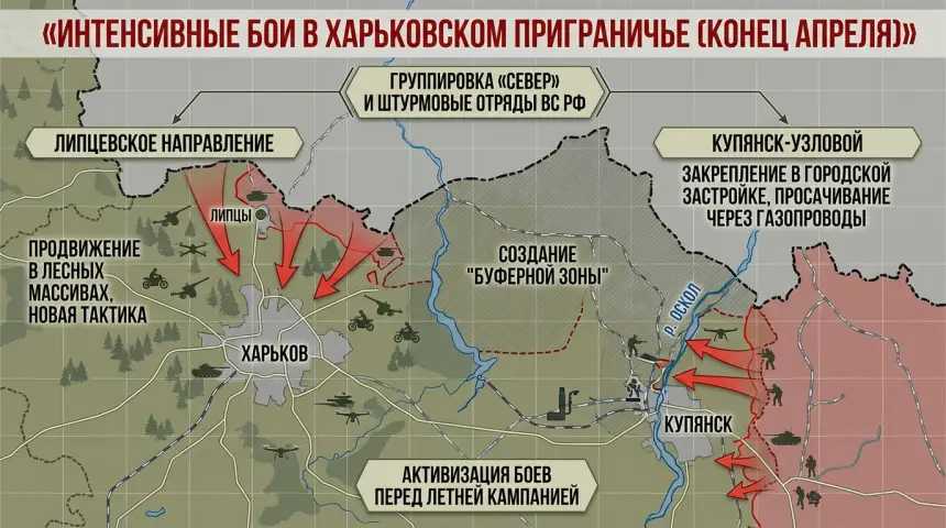 От газовых труб до мотоциклов: как российские штурмовики заходят в харьковские пригороды