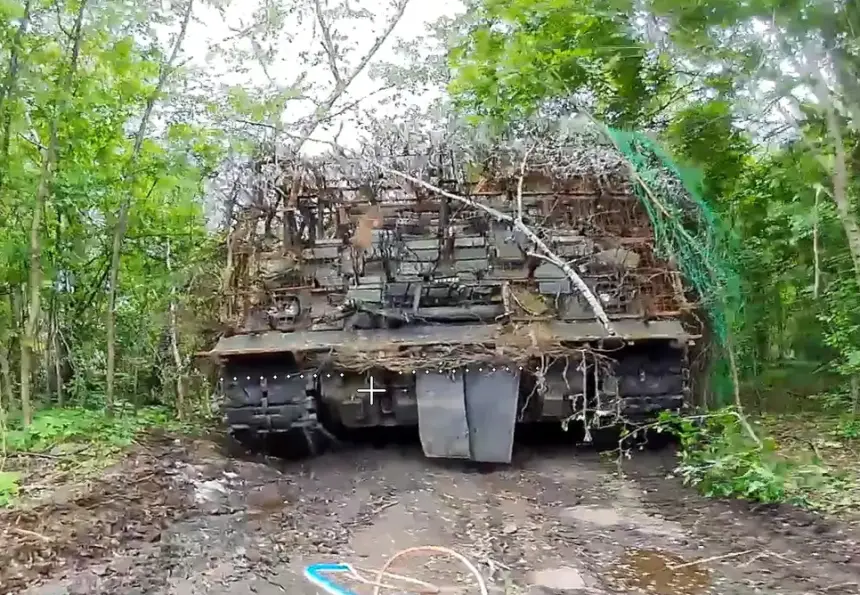 Уничтожена очень редкая в ВСУ 63-тонная бронемашина на базе танка М60