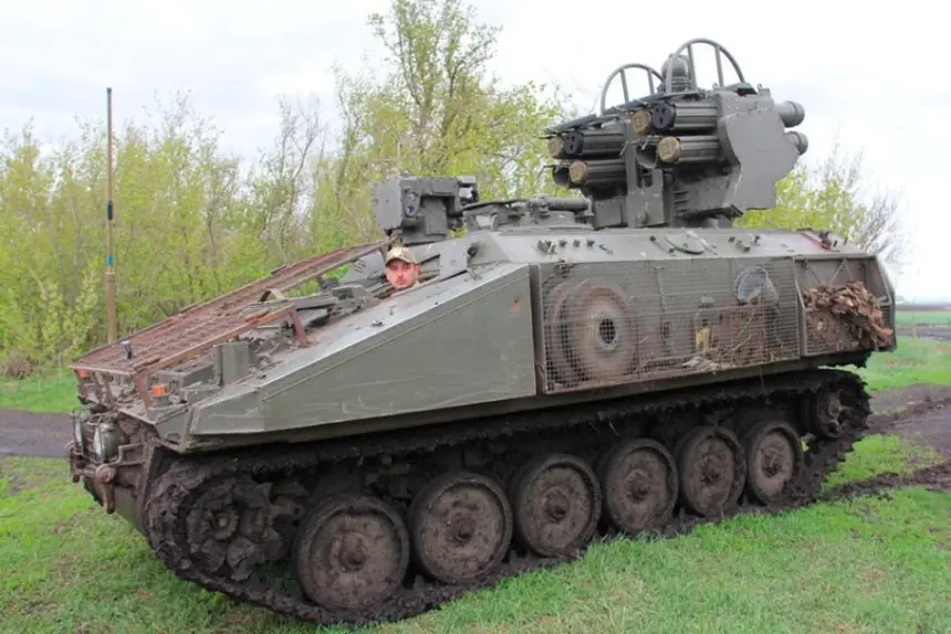 Редкая ракетная установка ПВО Stormer HVM замечена у одной из бригад ВСУ