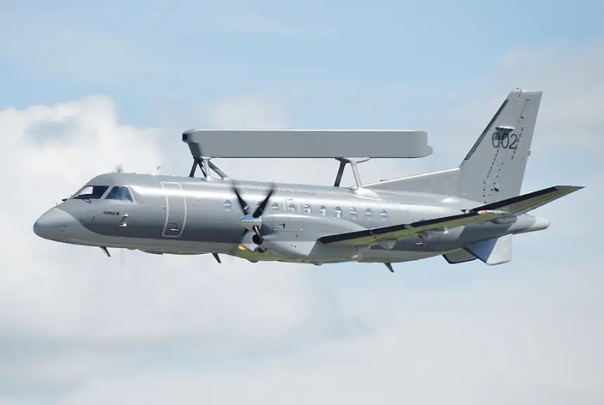 Украинский АВАКС Saab 340 уничтожен в воздухе нашим истребителем СУ-57