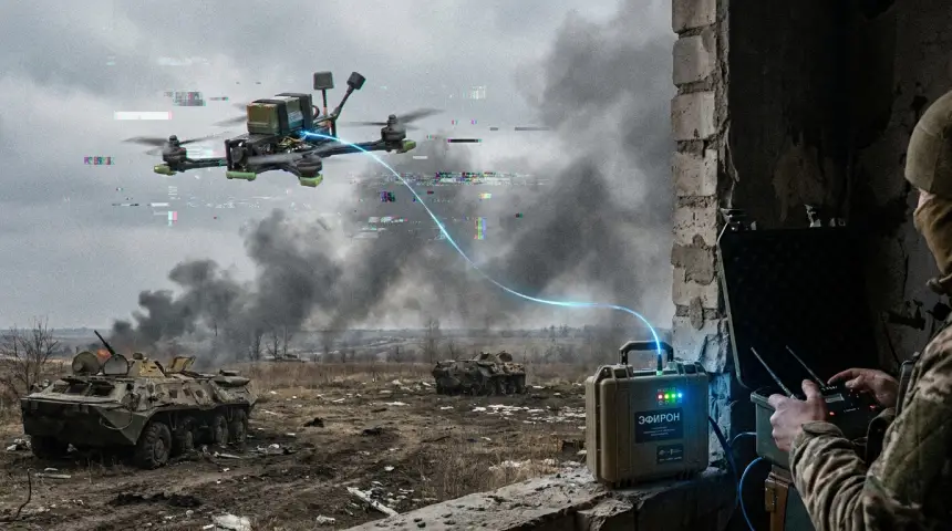 Оптоволоконные дроны и «Эфирон» — как российская армия обходит средства РЭБ