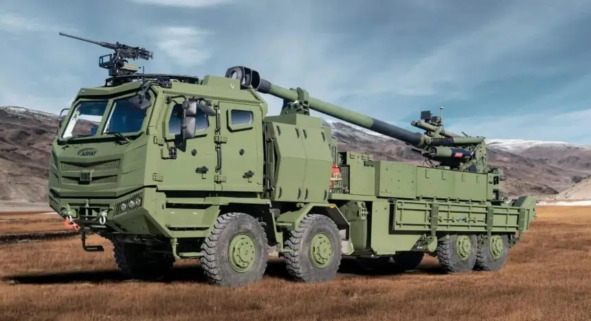 Колесная САУ Т-155 ТТА «Пантера» ВС Турции