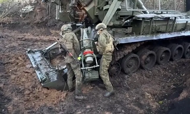 110-килограммовые снаряды "Малки", пролетев 25 км, накрыли опорник ВСУ