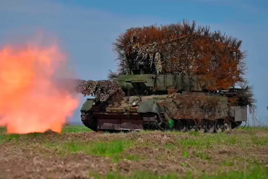 Танки Leopard 1 5-й тяжелой мехбригады ВСУ получили ржавые "мангалы"