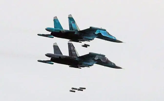 Русские Су-34 превратили жизнь боевиков ВСУ в кошмар, но очень короткий