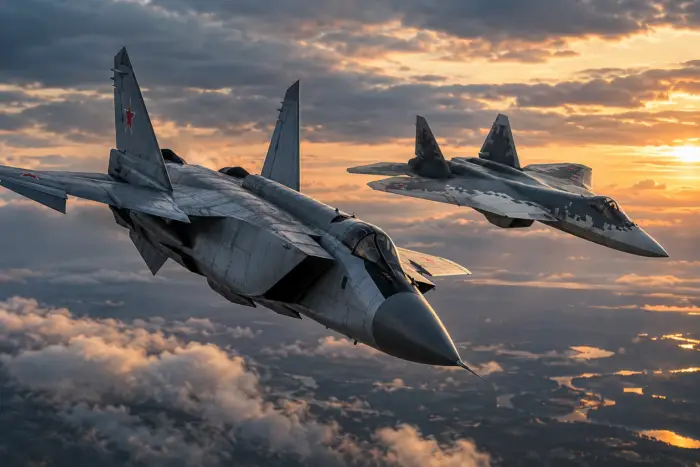 Су-57 проиграл МиГ-31 главное: неожиданное сравнение двух легенд авиации
