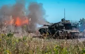 Самоубийственные украинские танки "на тарелочках" проиграли битву Т-72Б3