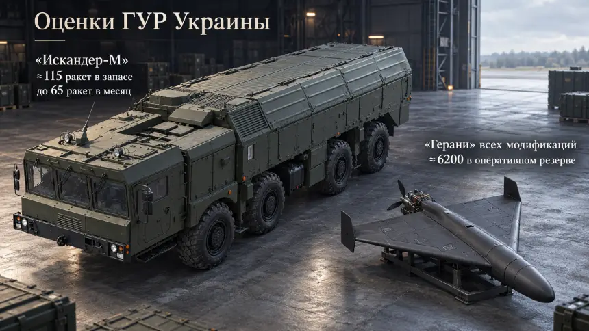 По оценке ГУР Украины, у России может быть до 700 баллистических ракет